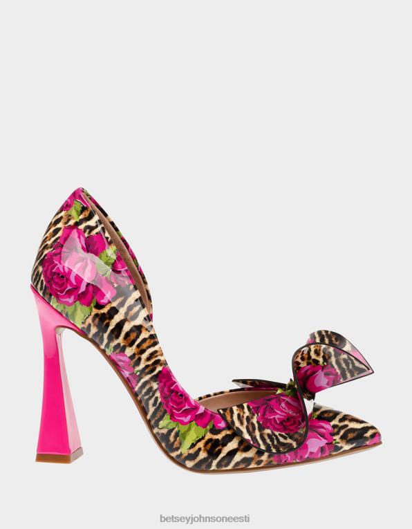 ee Betsey Johnson naised üllas-p leopard multi kingad 400N087