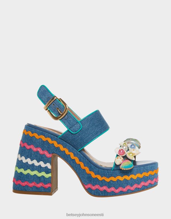 ee Betsey Johnson naised shellie denim multi kingad 400N088